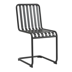 Chaise de jardin en acier gris anthracite Palissade - HAY