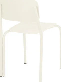 Chaise de jardin en acier piazza beige 72,8cm Kei - noo.ma