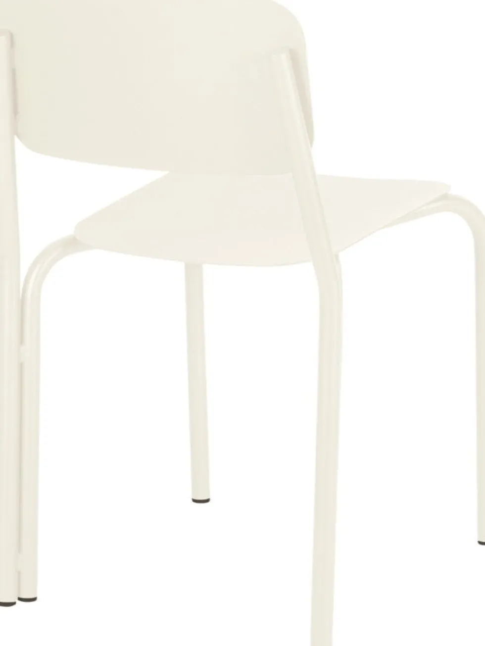 Chaise de jardin en acier piazza beige 72,8cm Kei - noo.ma
