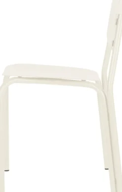 Chaise de jardin en acier piazza beige 72,8cm Kei - noo.ma