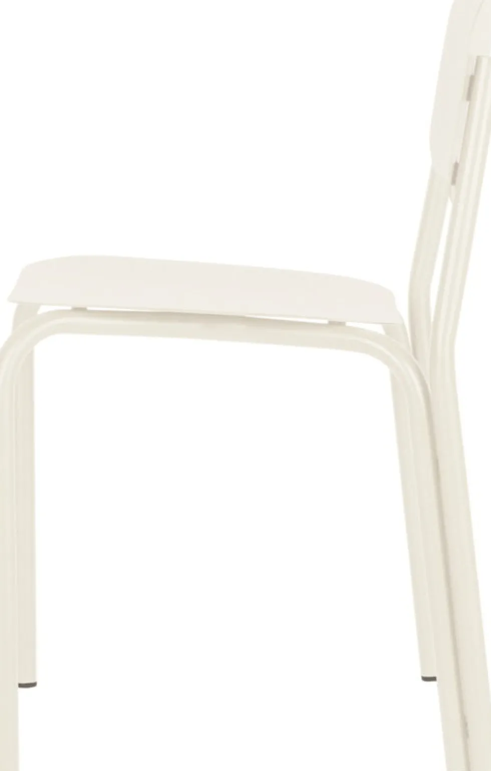 Chaise de jardin en acier piazza beige 72,8cm Kei - noo.ma