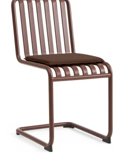 Chaise de jardin en acier rouge Palissade - HAY