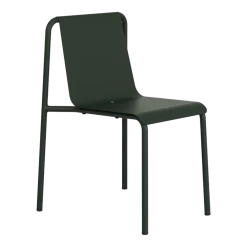 Chaise de jardin en acier thermolaqué vert forêt Panorama - TIPTOE