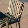 Chaise de jardin en acier vert forêt Oto - noo.ma