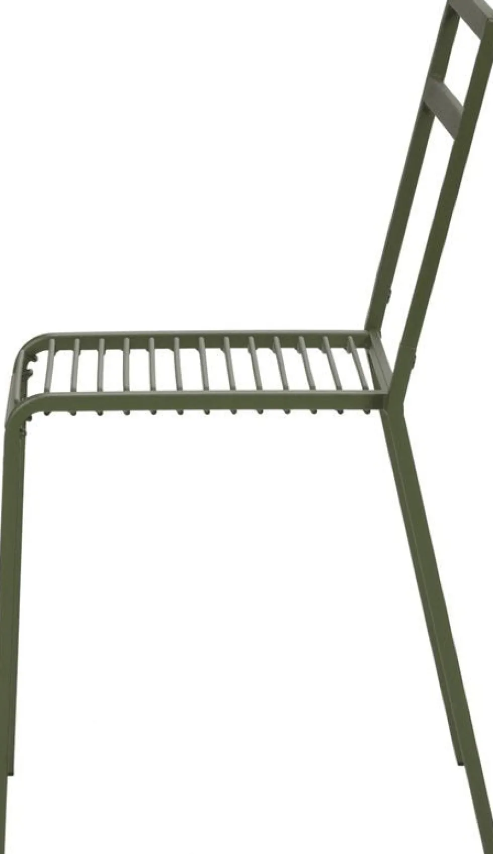 Chaise de jardin en acier vert forêt Oto - noo.ma