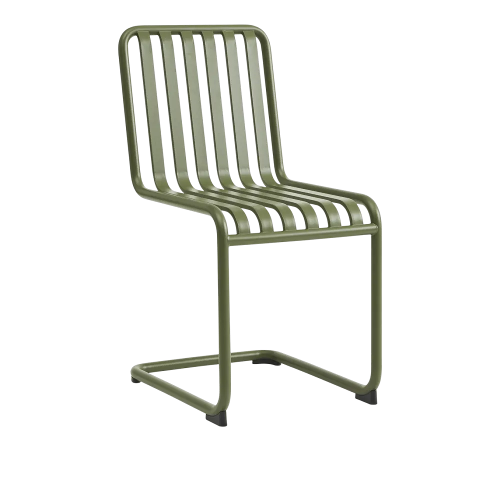 Chaise de jardin en acier vert Palissade - HAY