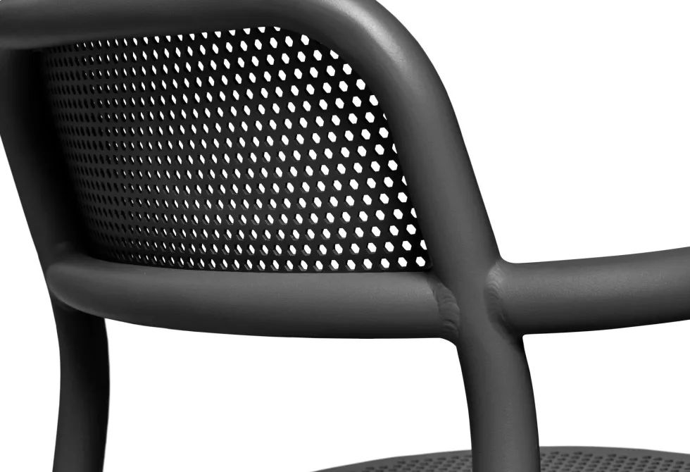 Chaise de jardin en aluminium anthracite 55 x 51 x 80 cm Toní - Fatboy