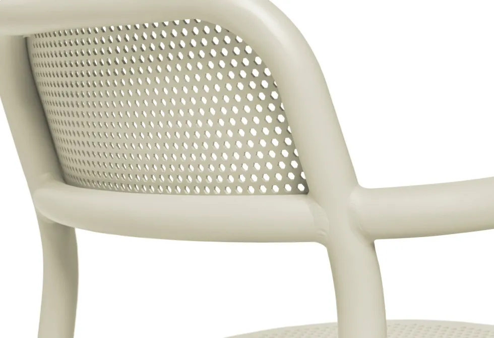 Chaise de jardin en aluminium beige desert 55 x 51 x 80 cm Toní - Fatboy