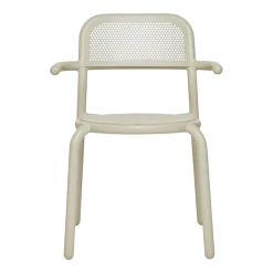 Chaise de jardin en aluminium beige desert 55 x 51 x 80 cm Toní - Fatboy