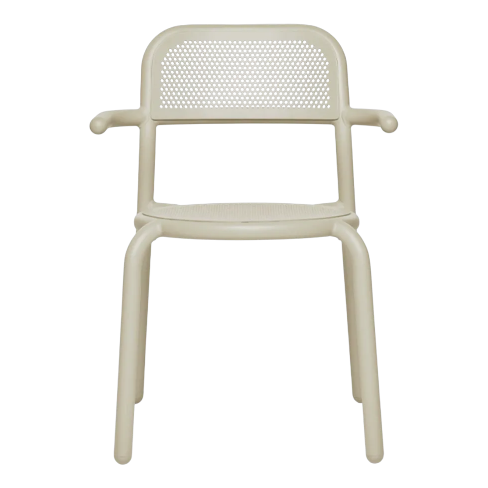 Chaise de jardin en aluminium beige desert 55 x 51 x 80 cm Toní - Fatboy