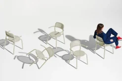Chaise de jardin en aluminium beige desert 55 x 51 x 80 cm Toní - Fatboy