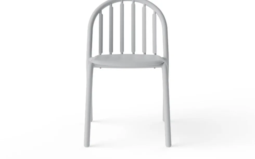 Chaise de jardin en aluminium gris clair 52x56x80cm Fred's - Fatboy