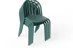 Chaise de jardin en aluminium sauge foncé 52x56x80cm Fred's - Fatboy