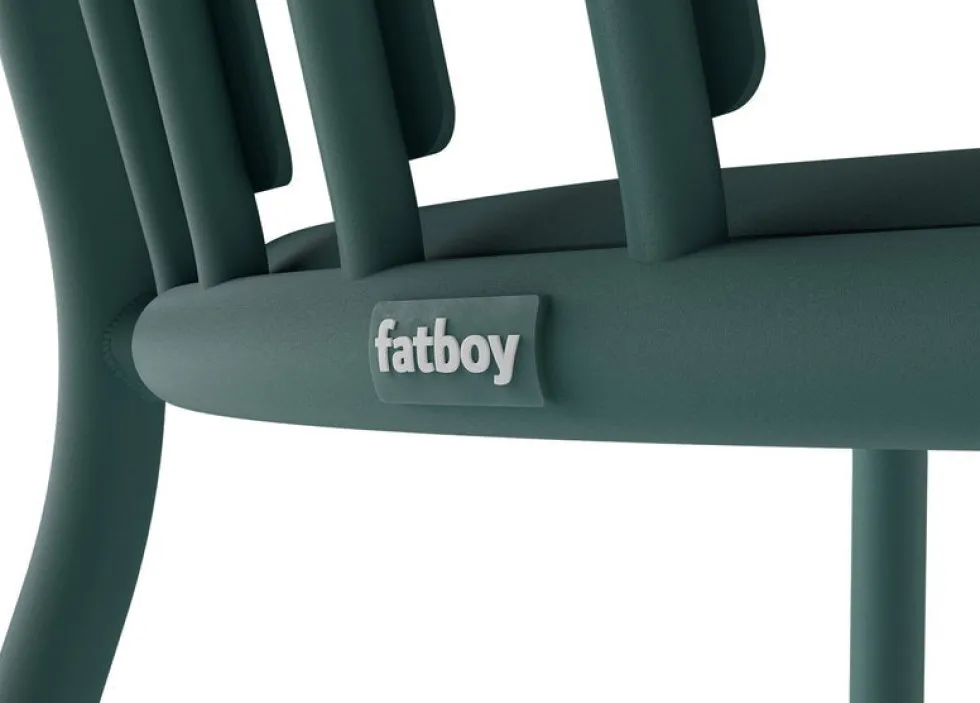Chaise de jardin en aluminium sauge foncé 52x56x80cm Fred's - Fatboy