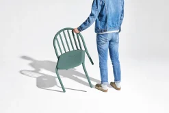 Chaise de jardin en aluminium sauge foncé 52x56x80cm Fred's - Fatboy