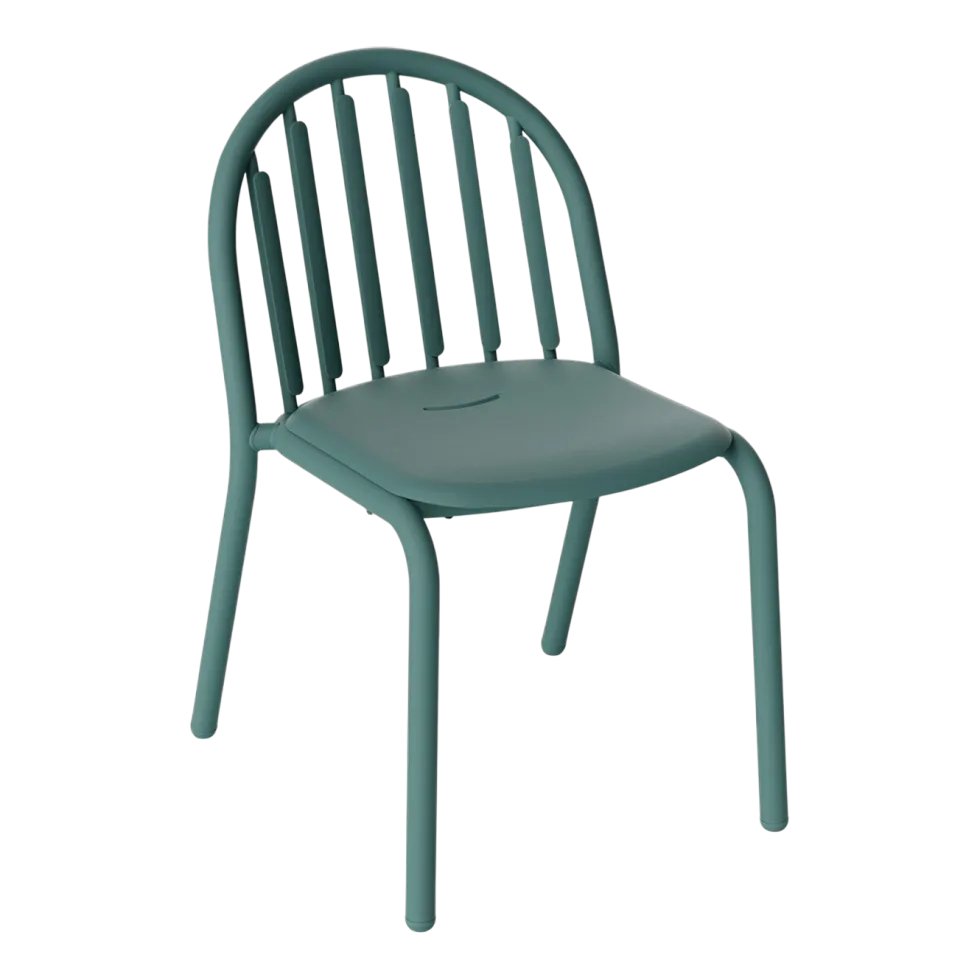Chaise de jardin en aluminium sauge foncé 52x56x80cm Fred's - Fatboy