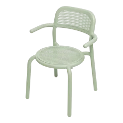 Chaise de jardin en aluminium vert mist 55 x 51 x 80 cm Toní - Fatboy