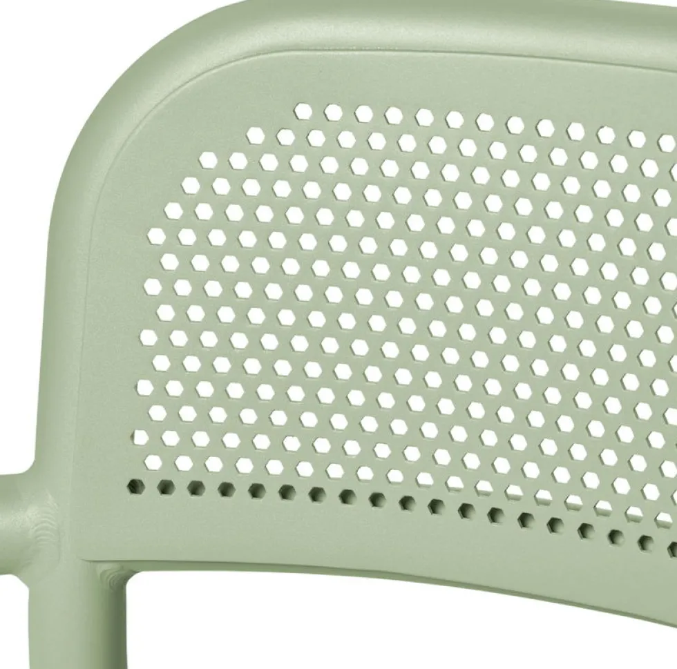 Chaise de jardin en aluminium vert mist 55 x 51 x 80 cm Toní - Fatboy
