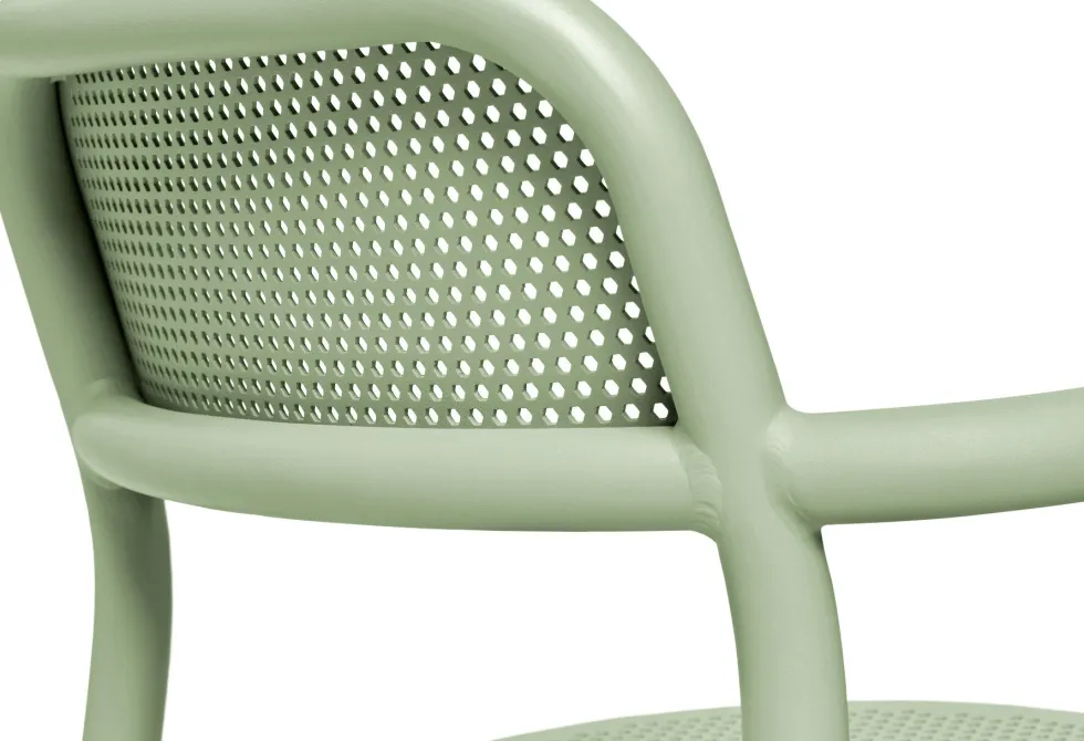 Chaise de jardin en aluminium vert mist 55 x 51 x 80 cm Toní - Fatboy