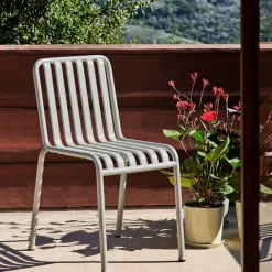 Chaise de jardin en métal gris Palissade - HAY