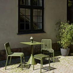 Chaise de jardin en métal gris Palissade - HAY