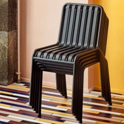 Chaise de jardin en métal gris Palissade - HAY