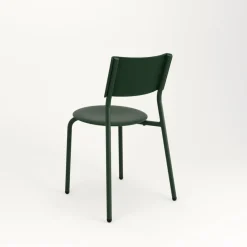Chaise de jardin en plastique recyclé vert sapin Midi - TIPTOE