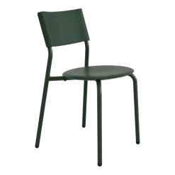 Chaise de jardin en plastique recyclé vert sapin Midi - TIPTOE