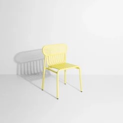 Chaise de jardin jaune Week-End - Petite Friture