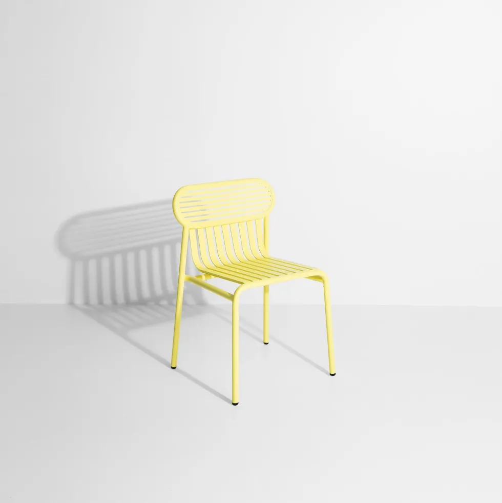 Chaise de jardin jaune Week-End - Petite Friture