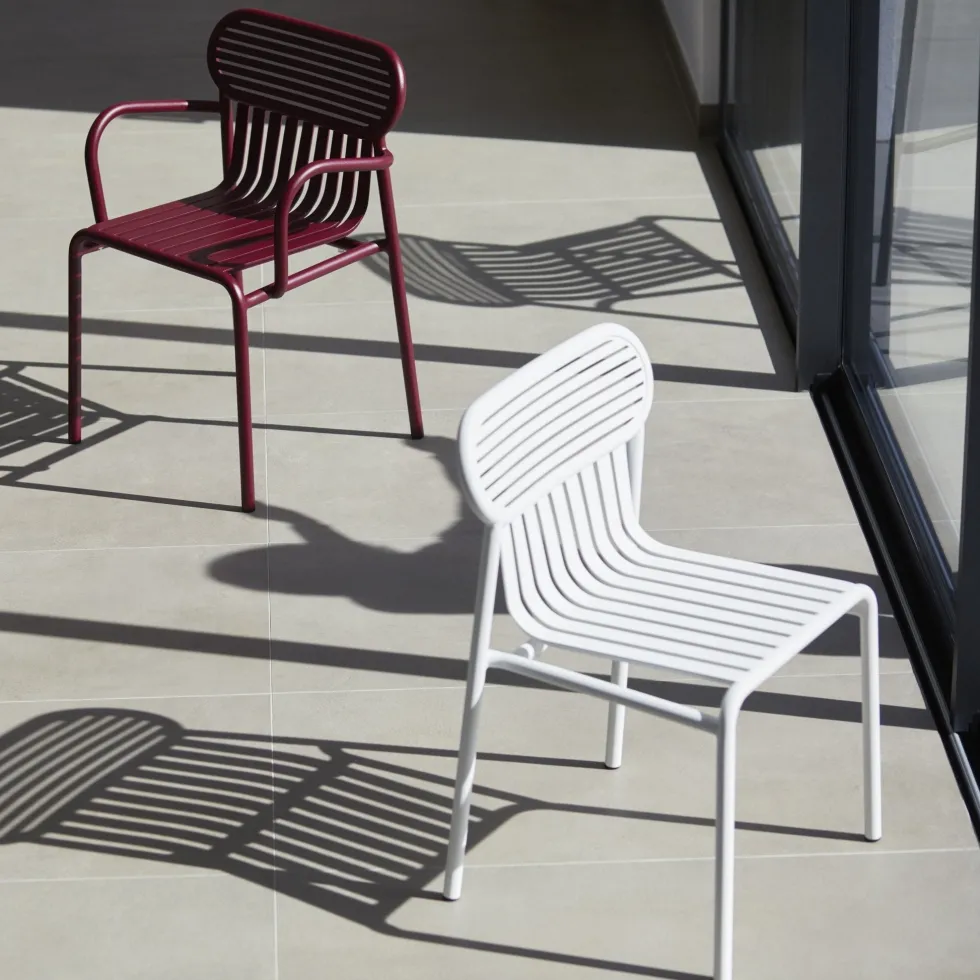 Chaise de jardin jaune Week-End - Petite Friture