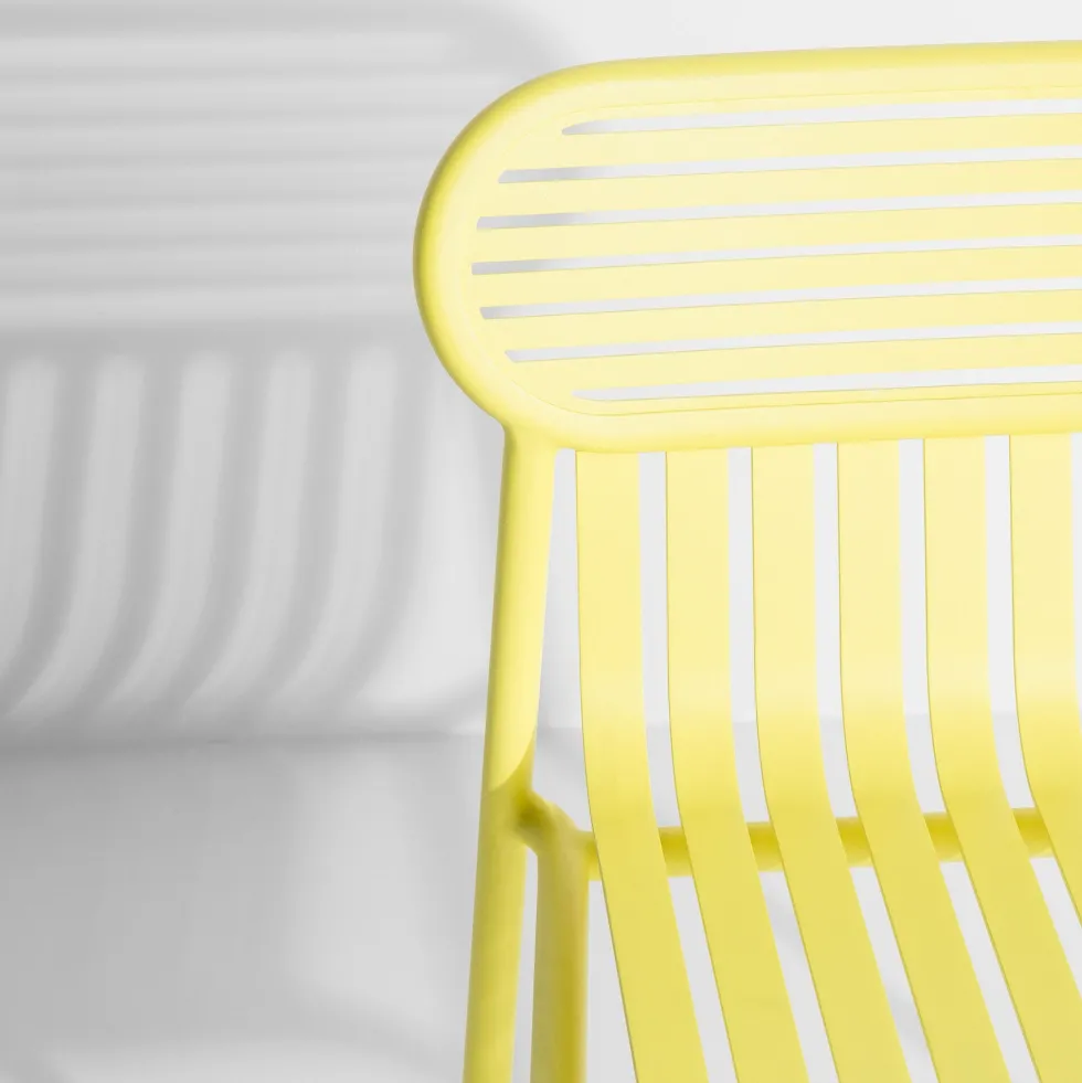 Chaise de jardin jaune Week-End - Petite Friture