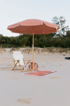 Chaise de plage pliante en tissu blanc Antique The Tommy Chair - Business & Pleasure
