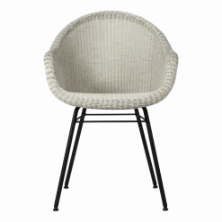 Chaise de repas extérieur acier vieille dentelle Edgard - Vincent Sheppard