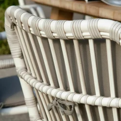 Chaise de repas extérieur blanc cassé Lucy - Vincent Sheppard