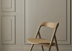 Chaise de salle à manger en chêne huilé foncé Fenri - Bolia