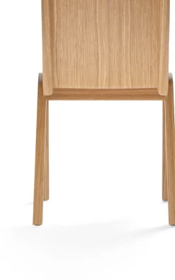Chaise de salle à manger en chêne naturel et tissu hallingdal 200 78cm Ready - Audo