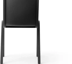 Chaise de salle à manger en chêne noir et tissu audo bouclé 06 78cm Ready - Audo