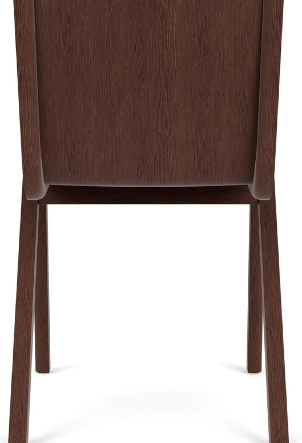 Chaise de salle à manger en chêne teinté rouge et tissu logan jasmine 78cm Ready - Audo