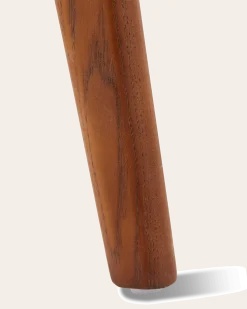 Chaise de salle à manger en tissu à motif jaune et bois de frêne Geo Happy Days - Pols Potten