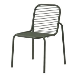 Chaise d'extérieur en acier vert Vig - Normann Copenhagen