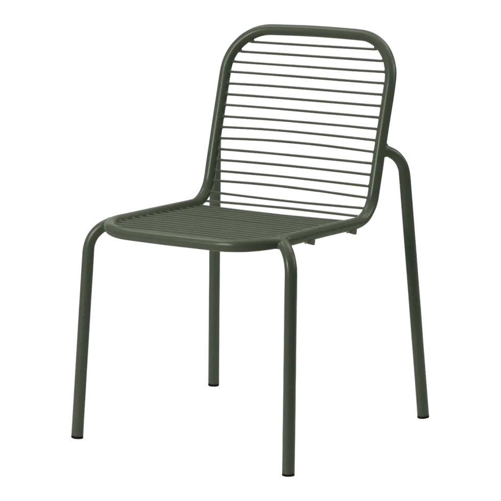 Chaise d'extérieur en acier vert Vig - Normann Copenhagen