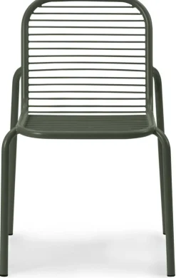 Chaise d'extérieur en acier vert Vig - Normann Copenhagen