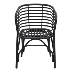 Chaise d'extérieur en aluminium noir Blend - Cane-Line