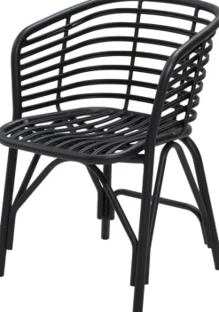 Chaise d'extérieur en aluminium noir Blend - Cane-Line