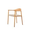 Chaise d'extérieur en en teck massif et corde 55x57x74cm Fika - Vincent Sheppard