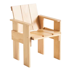 Chaise d'extérieur en pin naturel Crate - Hay