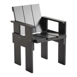 Chaise d'extérieur en pin noire Crate - Hay