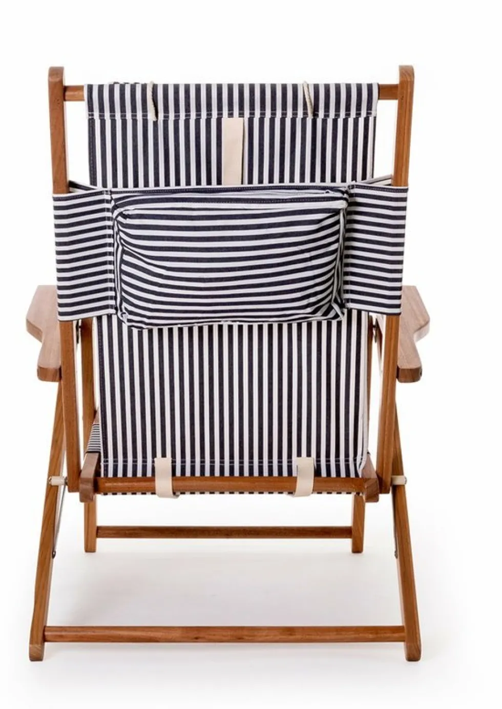 Chaise d'extérieur à rayures bleues et blanches Tommy - Business & Pleasure