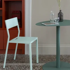 Chaise en acier blanche Take - Matière Grise